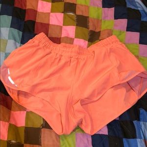 Lululemon tracker short in orange